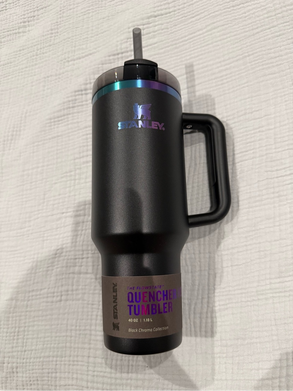 New Stanley Quencher Tumbler Limited Edition Black Chroma Collection